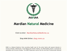 Tablet Screenshot of mnm.ca